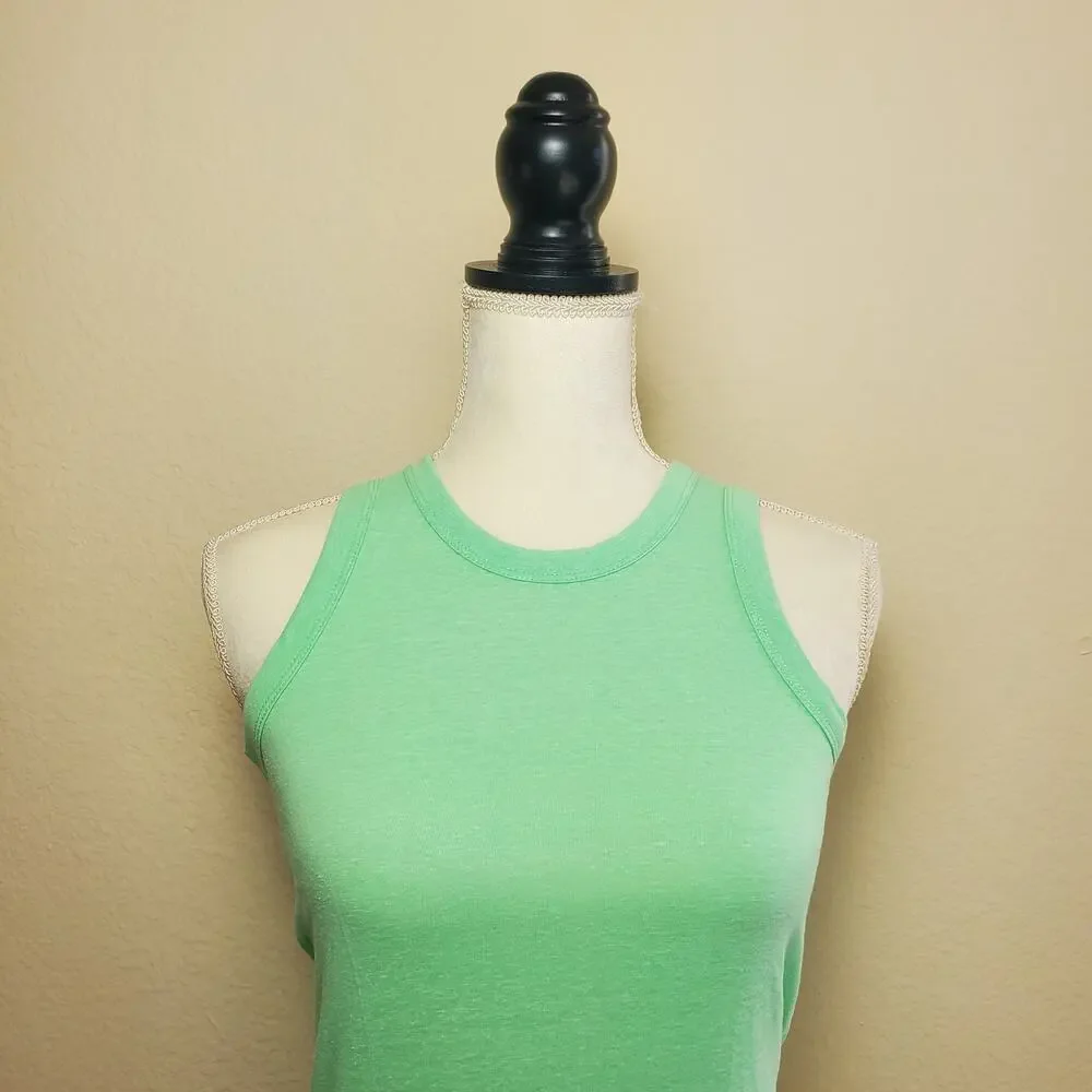 J. Crew Green Tank Top XXS NWT